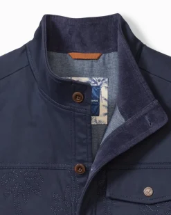 Tommy Bahama Palisades Palm Quilted Vest- Jackets & Outerwear