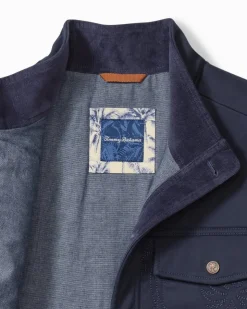 Tommy Bahama Palisades Palm Quilted Vest- Jackets & Outerwear