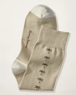 Tommy Bahama Palm Clocking Socks- Socks