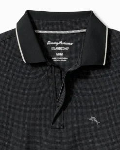 Tommy Bahama Palm Desert Fairway IslandZone® Long-Sleeve Polo- Polos|Shirts