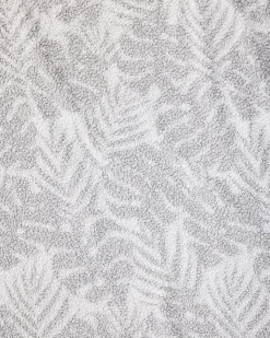 Tommy Bahama Palm Fronds Faux Teddy Throw- Throws