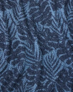 Tommy Bahama Palm Fronds Faux Teddy Throw- Throws