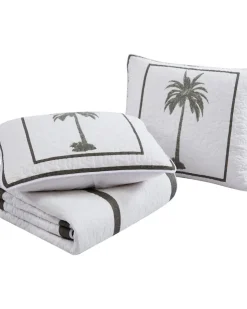 Tommy Bahama Palm Island Quilted Standard Sham- Pillows & Shams