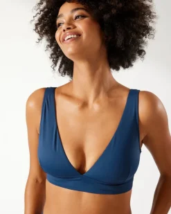 Tommy Bahama Palm Modern® V-Neck Bikini Top-Women Bikini Tops