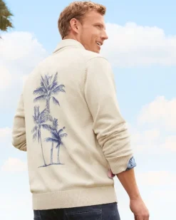 Tommy Bahama Palm Perfection Cardigan- Sweaters