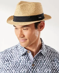 Tommy Bahama Palm Springs Fedora Hat- Hats & Caps