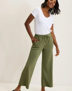 Tommy Bahama Palm Voyage Wide-Leg Pants-Women Loungewear|Pants & Crops