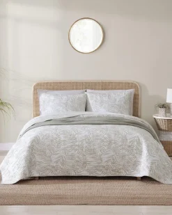 Tommy Bahama Palmday 2-Piece Twin Quilt Set- Quilts & Blankets
