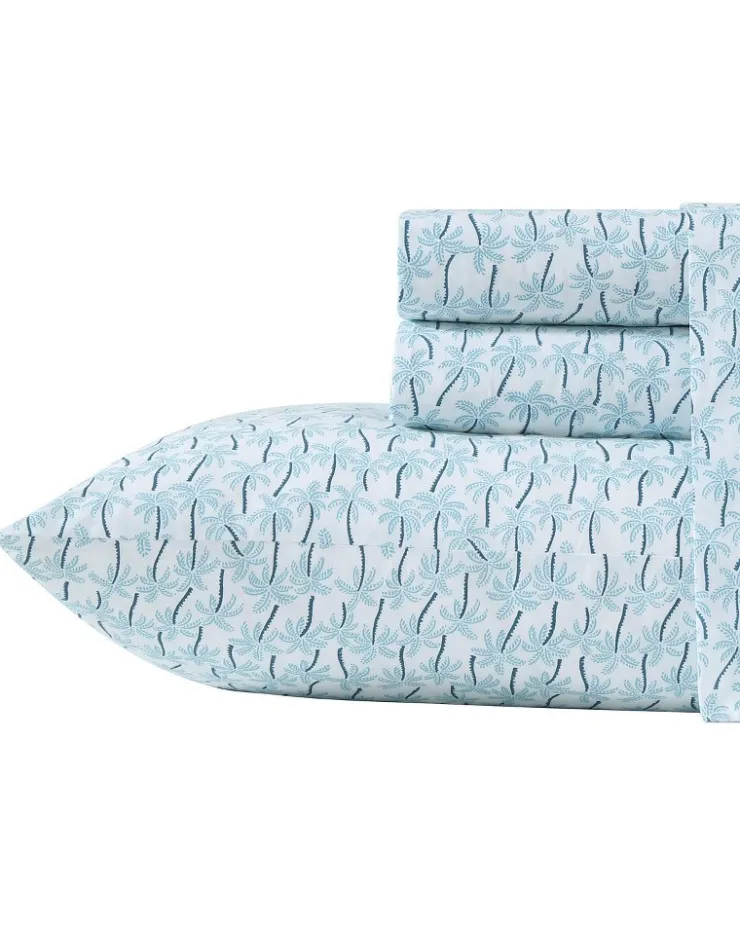 Tommy Bahama Palmtastic 4-Piece King Sheet Set- Sheet Sets & Bedskirts