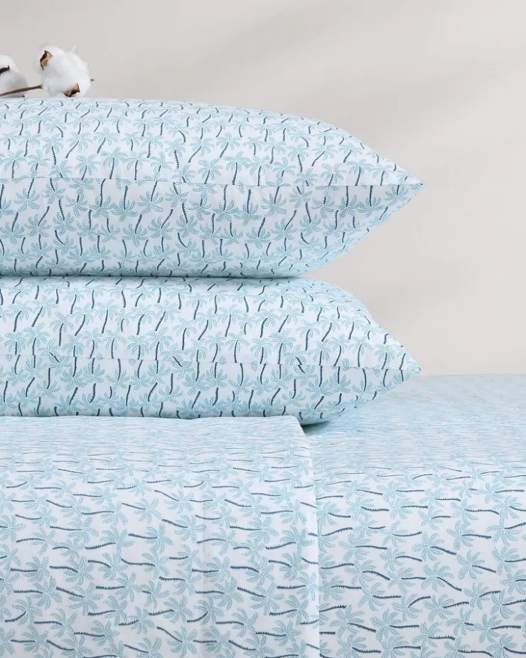 Tommy Bahama Palmtastic 4-Piece King Sheet Set- Sheet Sets & Bedskirts