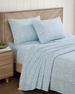 Tommy Bahama Palmtastic 4-Piece Queen Sheet Set- Sheet Sets & Bedskirts
