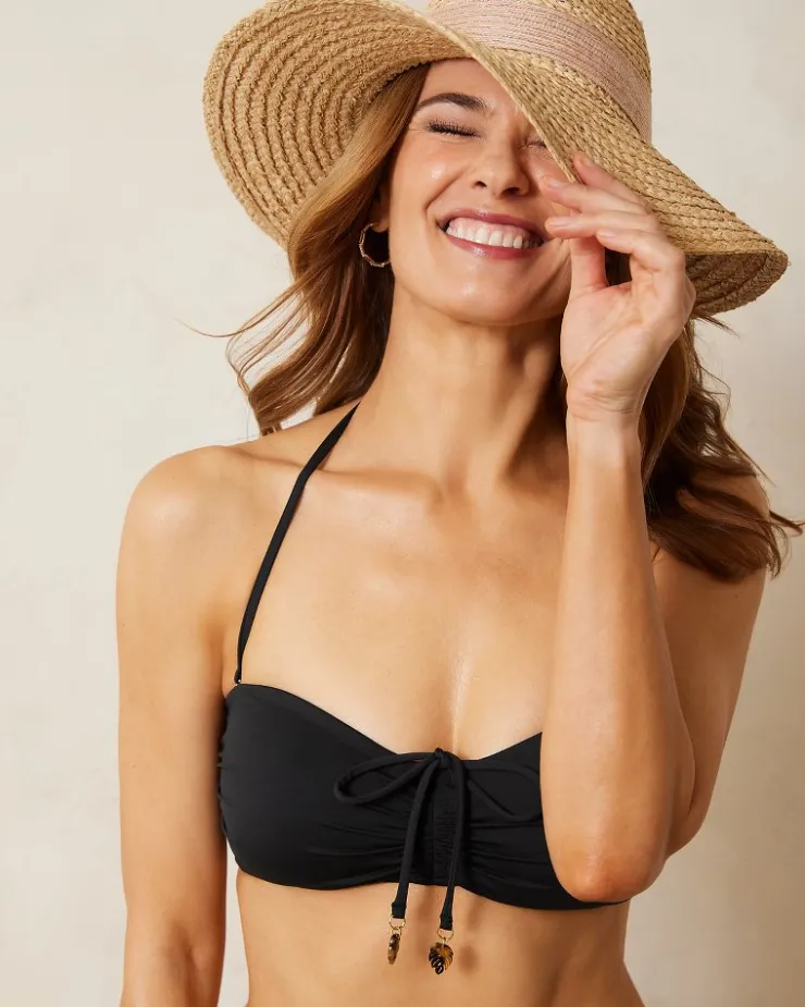 Tommy Bahama Pearl Bandeau Bikini Top-Women Bikini Tops