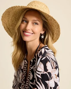 Tommy Bahama Pearl Raffia Sun Hat-Women Hats & Caps