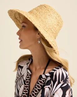 Tommy Bahama Pearl Raffia Sun Hat-Women Hats & Caps