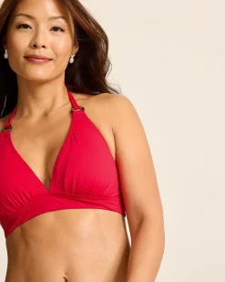 Tommy Bahama Pearl Ring Halter Bikini Top-Women Bikini Tops
