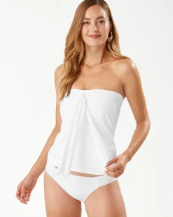Tommy Bahama Pearl Sarong Wrap Bandini Top-Women Tankinis|Bikini Tops