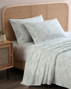 Tommy Bahama Pen and Ink 4-Piece Queen Sheet Set- Sheet Sets & Bedskirts