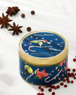 Tommy Bahama Pepperberry Clove 6-oz. Travel Candle Tin- Candles & Diffusers