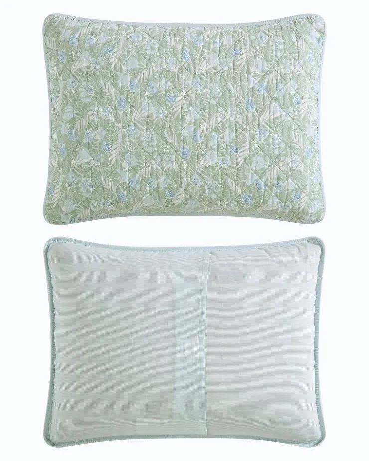 Tommy Bahama Pineapple Bloom Reversible 2-Piece Twin Quilt Set- Quilts & Blankets