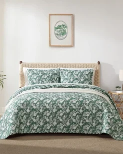 Tommy Bahama Pineapple Venture 3-Piece King Quilt Set- Quilts & Blankets