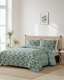 Tommy Bahama Pineapple Venture 3-Piece King Quilt Set- Quilts & Blankets