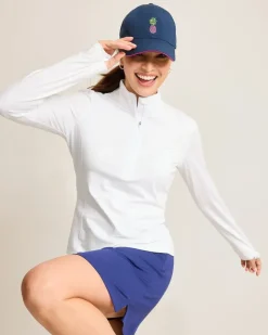 Tommy Bahama Playa Vista Quarter-Zip IslandZone® Sweatshirt-Women Loungewear|Jackets