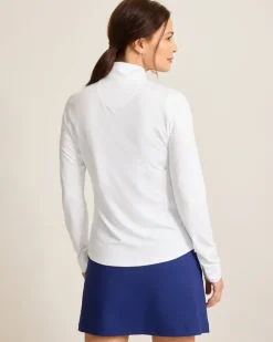 Tommy Bahama Playa Vista Quarter-Zip IslandZone® Sweatshirt-Women Loungewear|Jackets