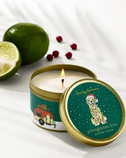 Tommy Bahama Pomegranate Lime 6-oz. Travel Candle Tin- Candles & Diffusers