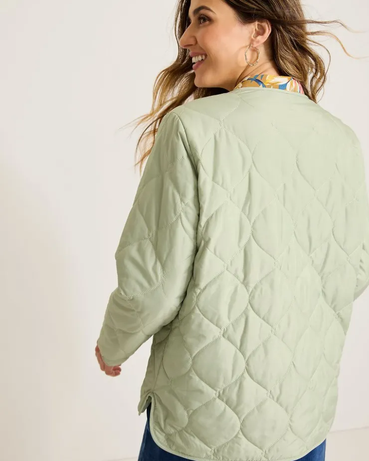 Tommy Bahama Quilted Liner Jacket-Women Jackets