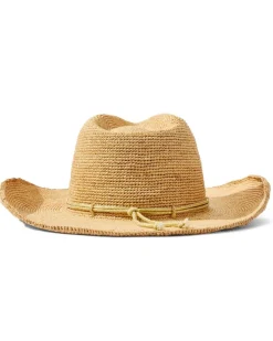 Tommy Bahama Raffia Crochet Cowboy Hat-Women Hats & Caps