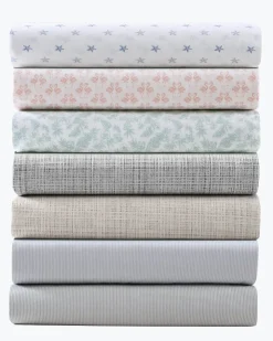 Tommy Bahama Raffia Linen King Sheet Set- Sheet Sets & Bedskirts