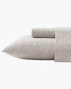 Tommy Bahama Raffia Linen Queen Sheet Set- Sheet Sets & Bedskirts