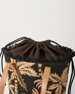 Tommy Bahama Raffia Palms Small Tote-Women Beach Bags|Handbags & Clutches