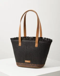 Tommy Bahama Raffia Palms Small Tote-Women Beach Bags|Handbags & Clutches