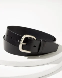 Tommy Bahama Raw Edge Leather Belt- Belts