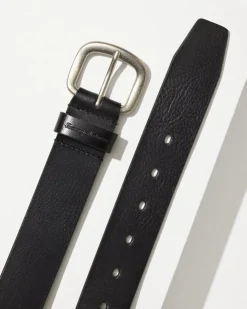 Tommy Bahama Raw Edge Leather Belt- Belts