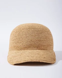 Tommy Bahama Riley Raffia Cap-Women Hats & Caps