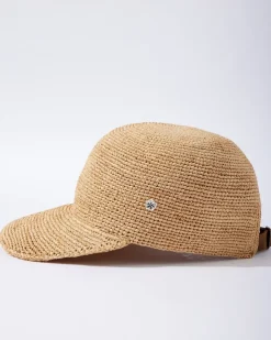 Tommy Bahama Riley Raffia Cap-Women Hats & Caps