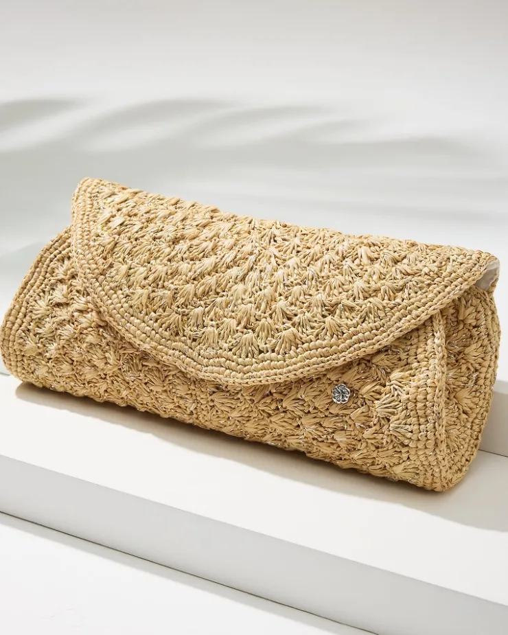 Tommy Bahama Rimini Raffia Clutch-Women Handbags & Clutches