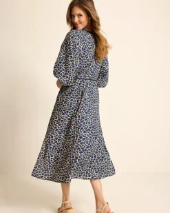 Tommy Bahama Safari Spots Midi Dress-Women Dresses