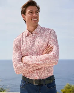 Tommy Bahama San Lucio Casa Vines Stretch Knit Shirt- Shirts