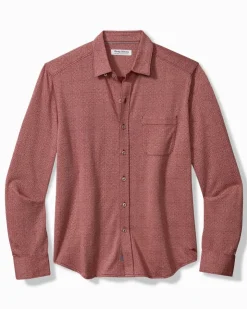 Tommy Bahama San Lucio Diamond Isles Stretch Knit Shirt- Shirts