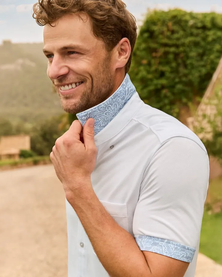 Tommy Bahama San Lucio Soiree Happy Hour Stretch Knit Shirt- Shirts