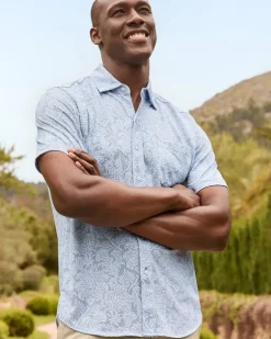 Tommy Bahama San Lucio Soiree Stretch Knit Shirt- Shirts