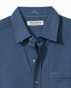 Tommy Bahama San Lucio Studio Stripe Stretch Knit Shirt- Shirts