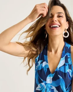 Tommy Bahama Sandy Seaside Brights Maxi Dress-Women Dresses