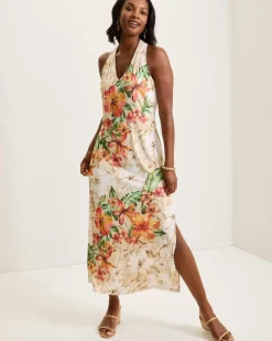 Tommy Bahama Sandy Solar Bloom Maxi Dress-Women Dresses