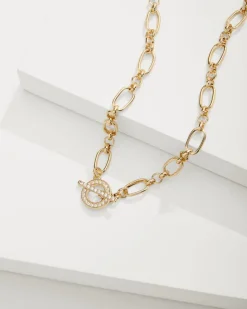 Tommy Bahama Sanibel Island Crystal Link Necklace-Women Jewelry