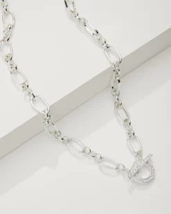 Tommy Bahama Sanibel Island Crystal Link Necklace-Women Jewelry