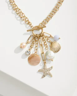 Tommy Bahama Sanibel Island Multi-Charm Necklace-Women Jewelry